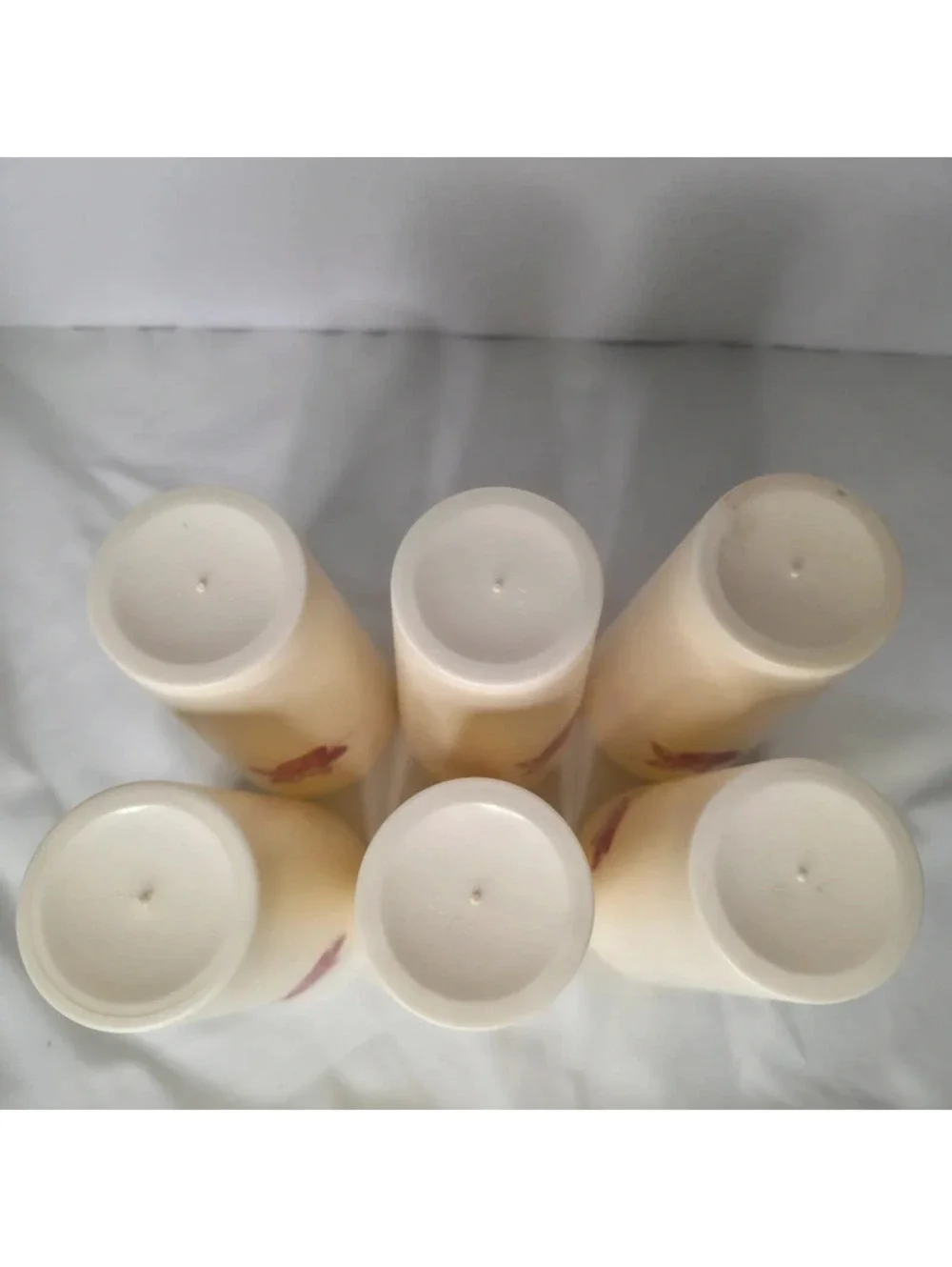 Vintage Strawberry Plastic Tumblers Set of 6 Retro 1970s Cream Red Cups